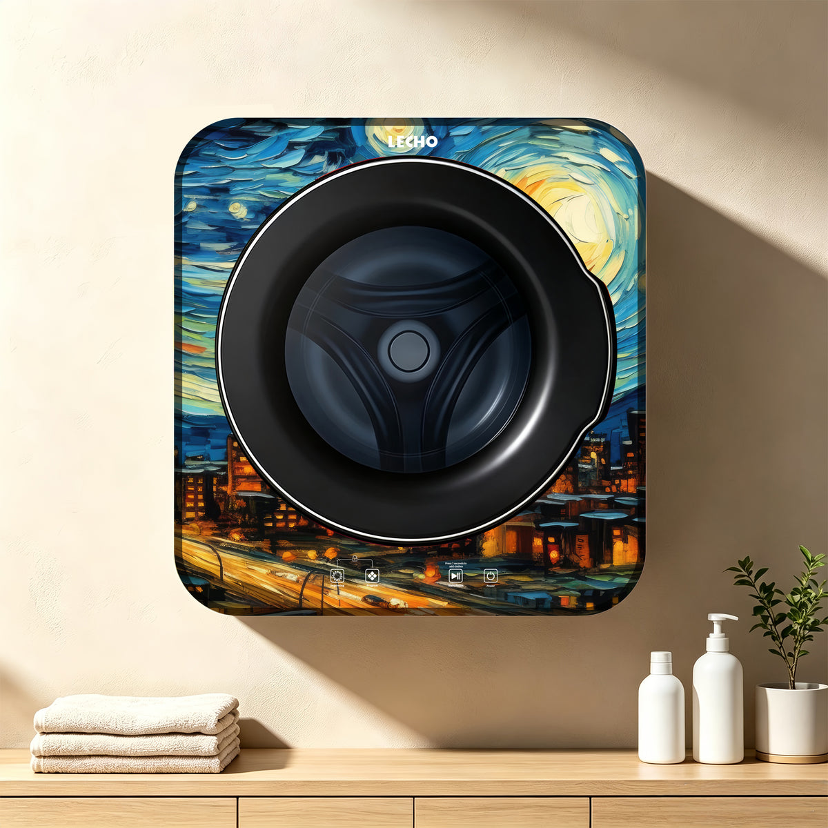 Wall-Mounted Washing Machine 3.0 kg – LECHO Starry Night