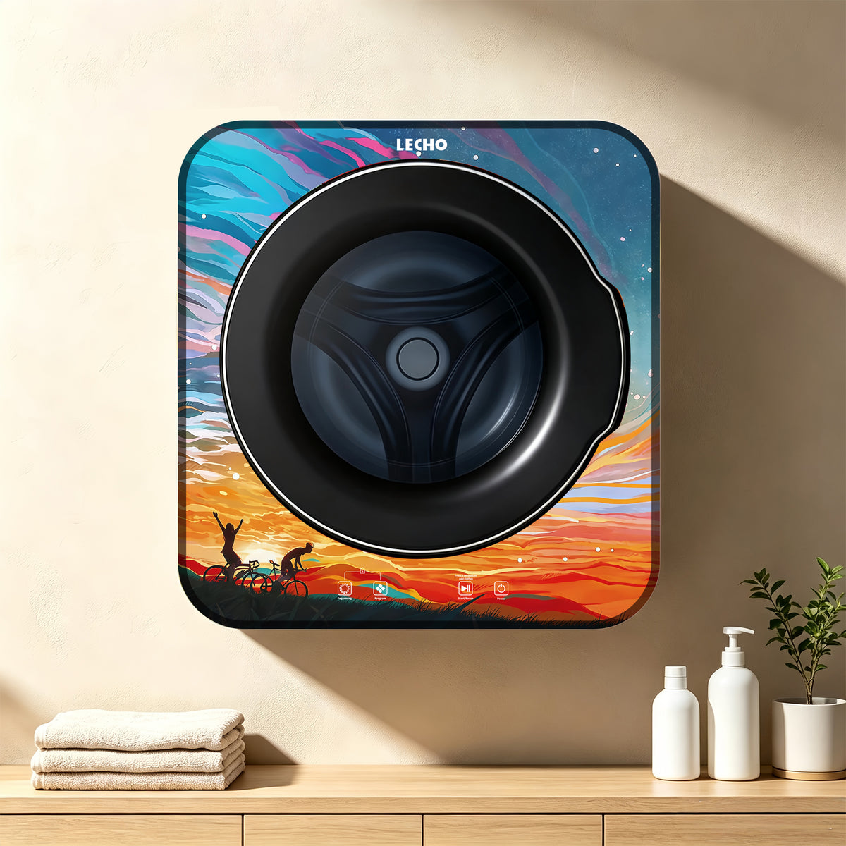 Wall-Mounted Washing Machine 2.5 kg – LECHO, Ride the Sunset