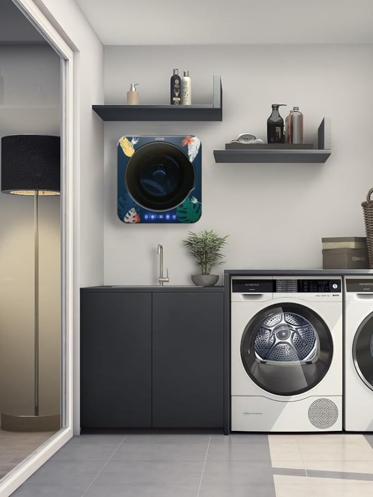 LECHO Forest Series Wandwaschmaschine – Grünes Blattdesign